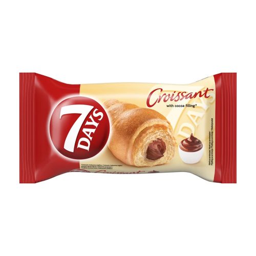 7DAYS croissant kakaós töltelékkel - 60g
