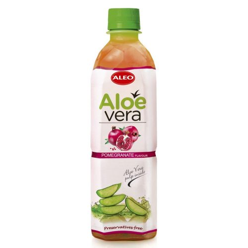 Aleo gránátalma ízű aloe vera ital - 500ml