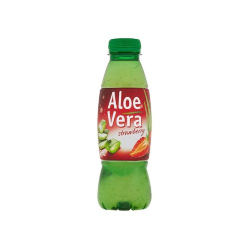 Aloe vera eper ízű ital aloe vera darabokkal - 500ml