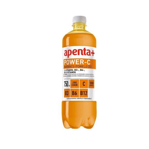Apenta+ Power-C narancs-pomelo ízű üdítőital - 750ml