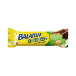   Balaton Expressz étcsokoládéval mártott pisztácia ízű szelet karamel-35g