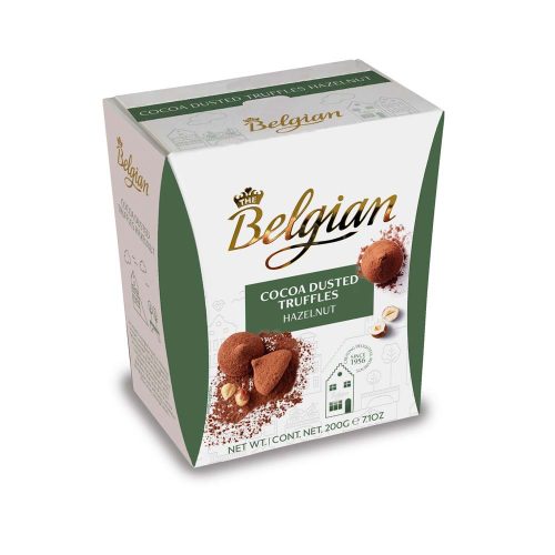 Belgian Truffles Hazelnut mogyorós trüffel desszert - 200 g