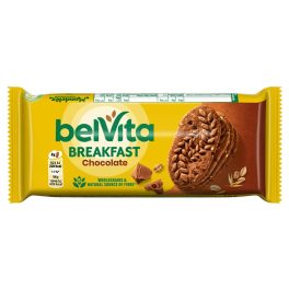   Belvita Breakfast kakaós,gabonás,omlós keksz csokoládédarabok-50g