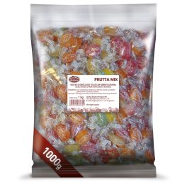   Bergland Frutta Mix vegyes gyümölcsízű töltetlen keménycukorka - 1000g