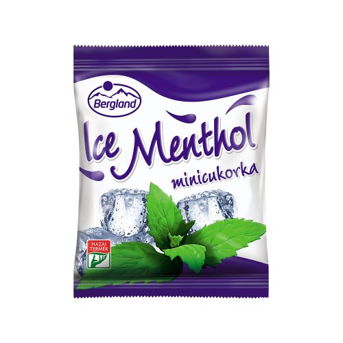 Bergland mini cukorka ice menthol - 70g