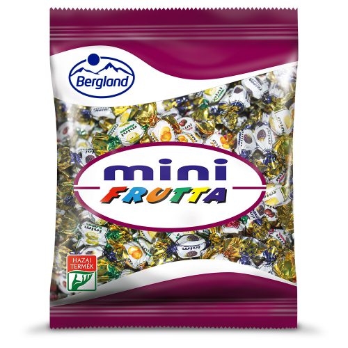 Bergland Mini Frutta vegyes gyümölcsízű mini keménycukorka - 400g