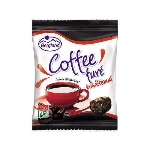 Bergland Coffee furé töltött keménycukorka - 70g