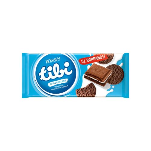 Tibi tejcsokoládé csokoládékrém-karamell-keksz - 100g