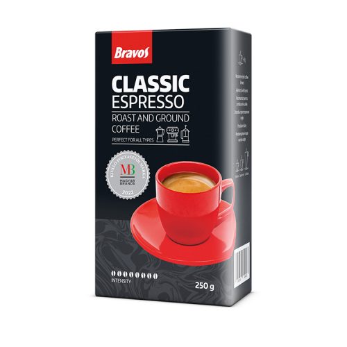 Bravos classic espresso őrölt - 250g