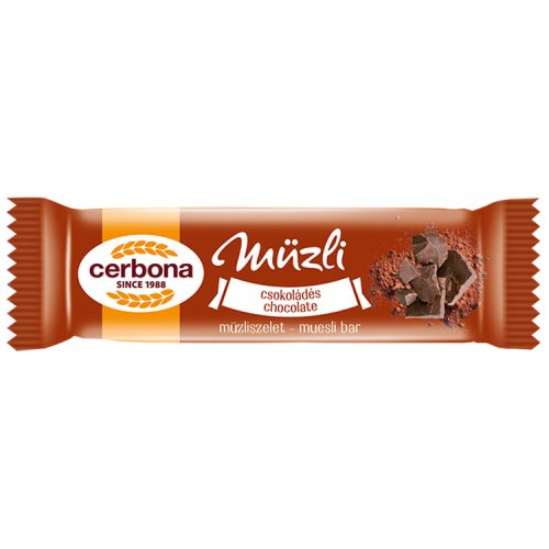 Cerbona müzli szelet csokoládé - 200g