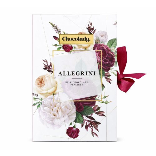 Chocolady könyv praliné cappuccino és mogyoró töltelékkel - 150 g