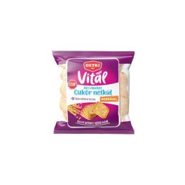   Detki Vitál CukorStop háztartási keksz,hozzáadott cukor nélk.,korpás-180g