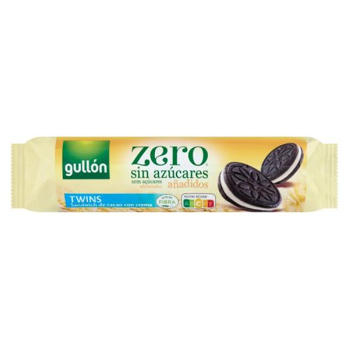 Gullon Twins kakaós töltött keksz (Oreo keksz) cukormentes - 147g