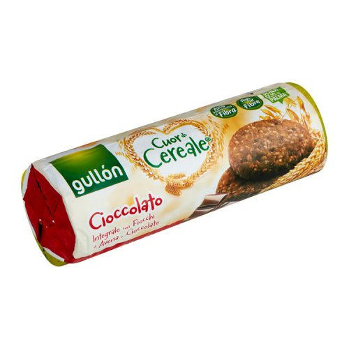 Gullon élelmi rostban gazdag gabonakeksz csokoládéval - 280g