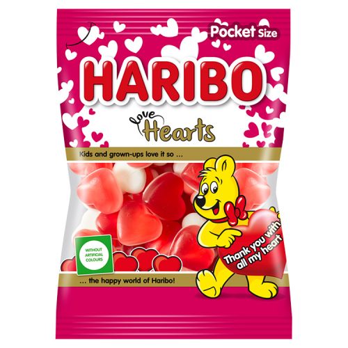 Haribo gumicukor love hearts - 100g