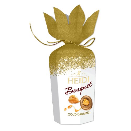Heidi Bouqet Gold karamellás egészmogyorós praliné - 120g