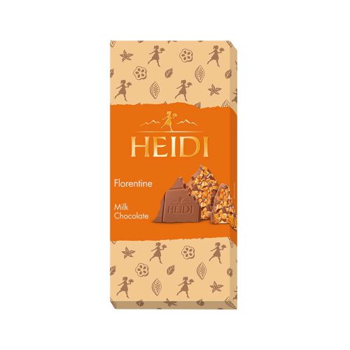Heidi táblás tejcsokoládé florentine - 100g