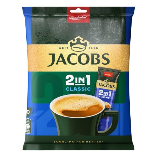 Jacobs 2in1 instant kávé - 124g