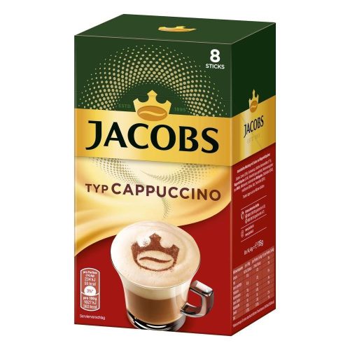 Jacobs Instant Cappuccino - 8 x 11,6 g