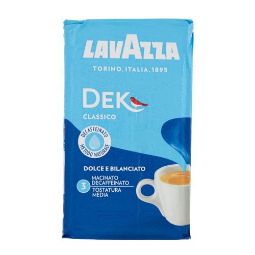 Lavazza Crema e Gusto DEK koffeinmentes őrölt kávé - 250g