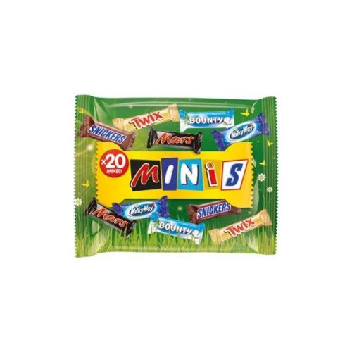 Mixed Minis csokiválogatás (Mars, Bounty, Twix, Milky Way) - 400g