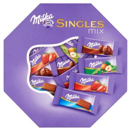  Milka Singles Mix alpesi tejcsokoládé válogatás - 138g