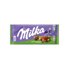 Milka alpesi tejcsokoládé egész mogyoróval - 95g