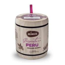 Minges Peru szemeskávé fahordóban - 250 g
