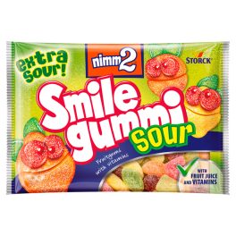 Nimm2 Smilegummi savanyú gumicukor vitaminokkal - 100 g
