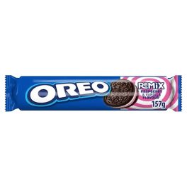   Oreo Remix vaníliaízű-málnaízű töltelékkel töltött kakaós keksz-157g