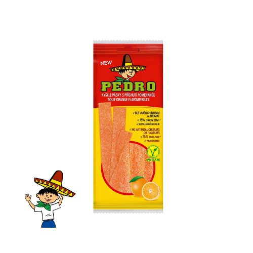 Pedro orange belt gumicukor vegán - 80g
