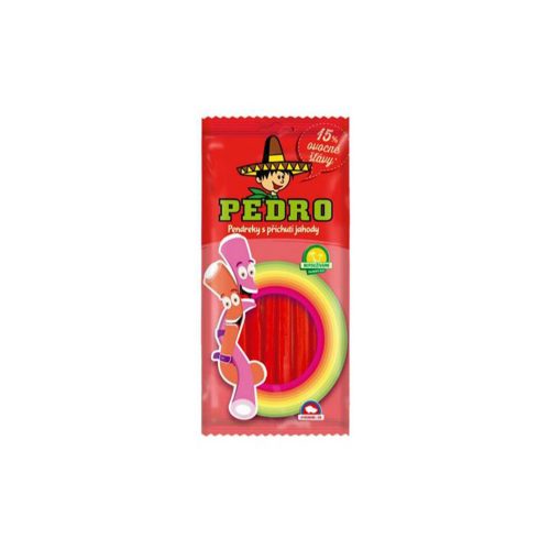 Pedro gumicukor strawberry pencils