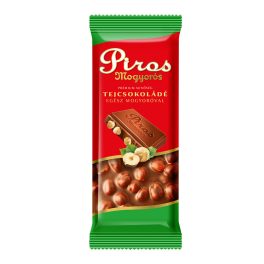 Piros Mogyorós tejcsokoládé - 70 g