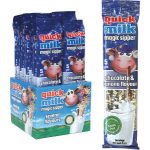 Quick Milk csoki-banán ízű ízesített szívószál - 30g