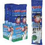 Quick Milk csoki-kókusz ízű ízesített szívószál - 30g
