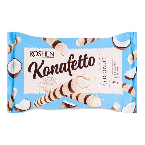 Roshen Konafetto kókuszkrémes ostyarúd- 140g