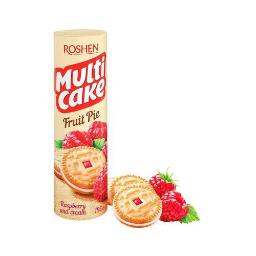 Roshen Multicake málnás keksz - 195g