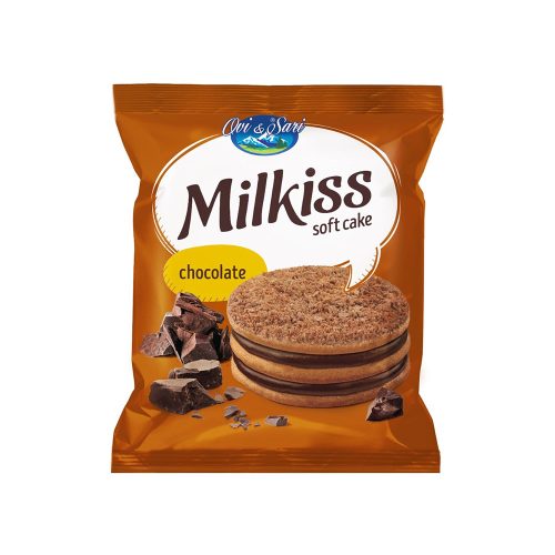Milkiss mézes piskóta csokoládé ízű krémmel - 42 g
