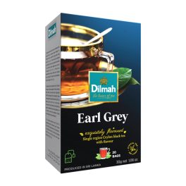   Dilmah Earl Grey fekete tea bergamottal aromazáró dobozban 20*1,5g - 30g