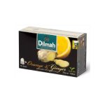 Dilmah Narancs&Gyömbér aromás fekete tea aromazáró dobozban 20*1,5g- 30g