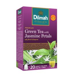   Dilmah Jasmine Green Tea aromás zöldtea aromazáró dobozban 20*1,5g - 30g