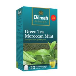   Dilmah Moroccan Mint mentás zöldtea aromazáró dobozban 20*1,5g - 30g