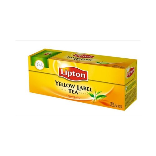 Lipton fekete tea 25 filter yellow label - 50g
