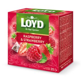 Loyd piramid tea eper-málna - 40g