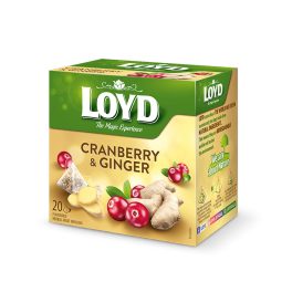 Loyd piramis tea gyömbér-áfonya - 40g