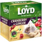 Loyd piramis tea gyömbér-áfonya - 40g