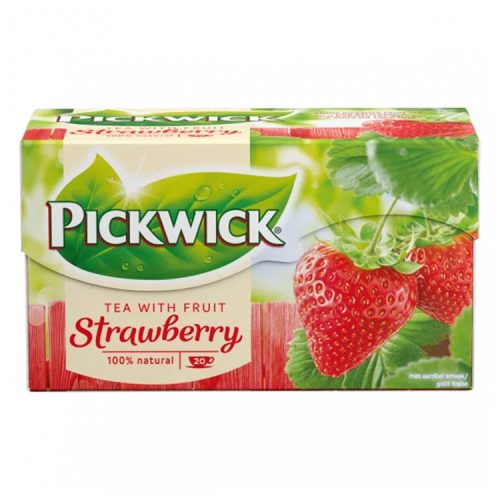 Pickwick fekete tea eper - 30g