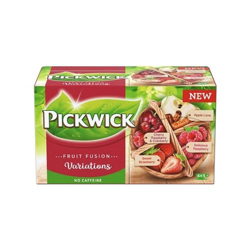 Pickwick tea FruitF variáció piros(eper,meggy-mál-vöráf,mál,al-fah)-38,75g