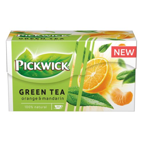 Pickwick zöldtea narancs-mandarin - 20g