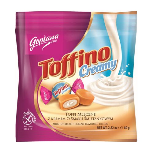 Toffino karamell tejszín ízű krémmel töltött - 80g